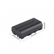 NP-F550 7.2V 2000mAh  Battery for Led
