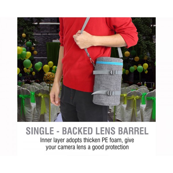 DSLR Camera Lens Case Shockproof Pouch