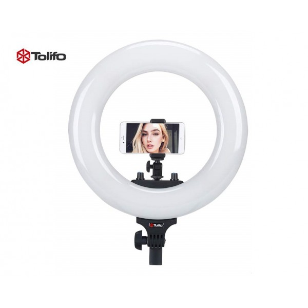 Φωτιστικό LED SMD τεχνολογίας Tolifo 360 Light Make up με βάση τηλεφώνου (Bi Color 40W - 4000 LM - AC Type)