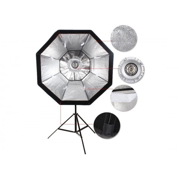 Οκταγωνικό Softbox  Tolifo 95cm με Bowens Mount