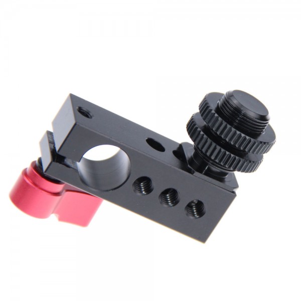 DIAT 15mm Rod Clamp Holder w/5/8" Male fr Microphone