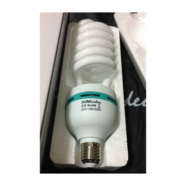 4  Φωτογραφικές λάμπες OUTLETVIDEO XL PRO (135W - 5500K - 11.000 Lumens)