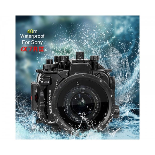 Seafrogs 40m/130ft Underwater Camera Housing Case for Sony A7 III A7R III Camera