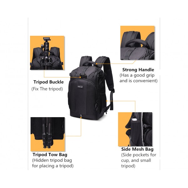 Large Diat TH550 DSLR & Laptop backpack  bag