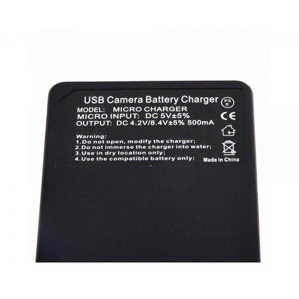USB Traveler Charger for Sony NP Batteries