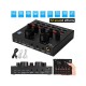 Studio Audio Mixer Microphone Webcast Streamer Live Sound Card Studio Audio Mixer Microphone Webcast Streamer Live Sound Card