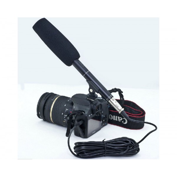 Κατευθυντικό μικρόφωνο για κάμερα με 7m καλώδιο