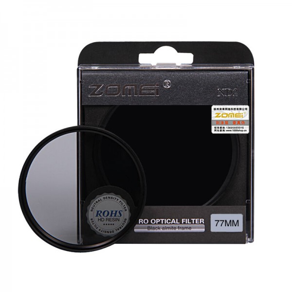 77mm Original Zomei ND2 Neutral Density φίλτρο με ιαπωνικά κρύσταλλα 