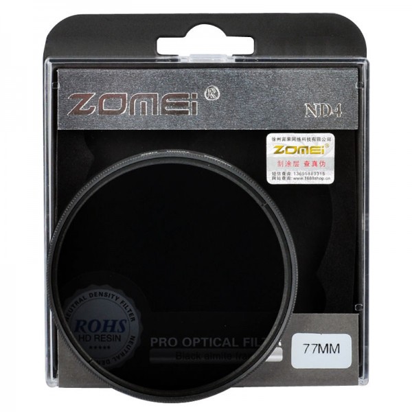 Zomei 77mm ND4 Neutral Density Filter Lens