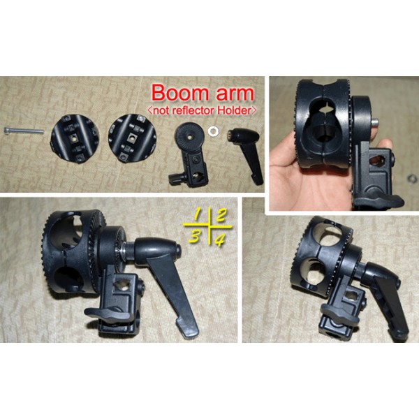 Τηλεσκοπική βάση στήριξης φωτιστικών σωμάτων Boom Arm stand