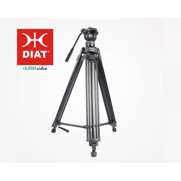 Τρίποδας Diat DT650 kit για βιντεοκάμερες & DSLR (Έως 5 κιλά)