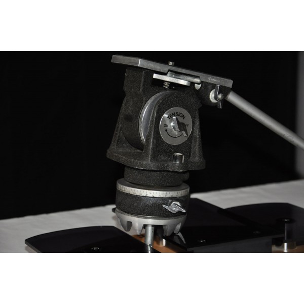 Vintage MILLER Television Studio Tripod Pedestal Havy Head