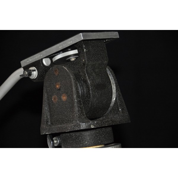 Vintage MILLER Television Studio Tripod Pedestal Havy Head