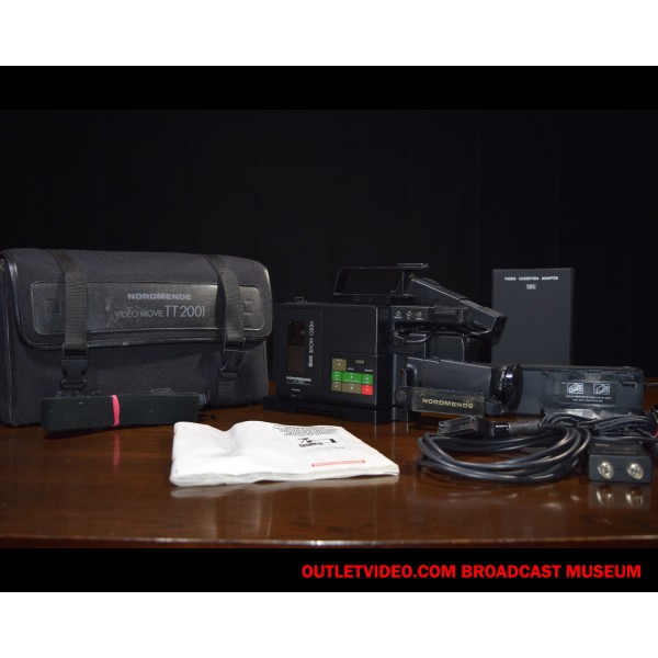 Vintage NORMENDE CV 2001 VHS Camcorder Full Kit
