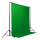 Chromakey βαμβακερό φωτογραφικό πανί 2x3m - 100% Cotton