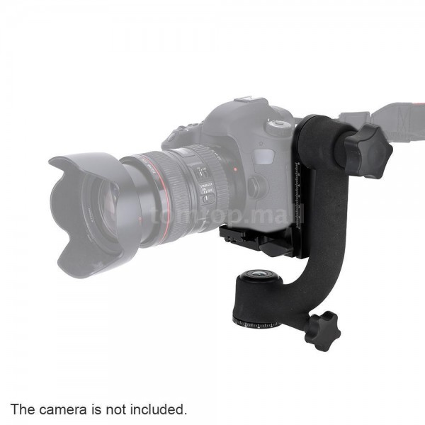 Στιβαρή κεφαλή 360°Panorama Gimbal Tripod Head για 18kg