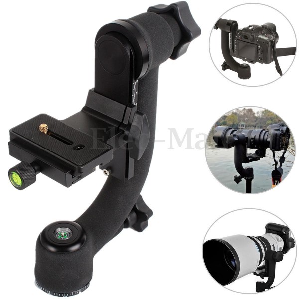 Στιβαρή κεφαλή 360°Panorama Gimbal Tripod Head για 18kg