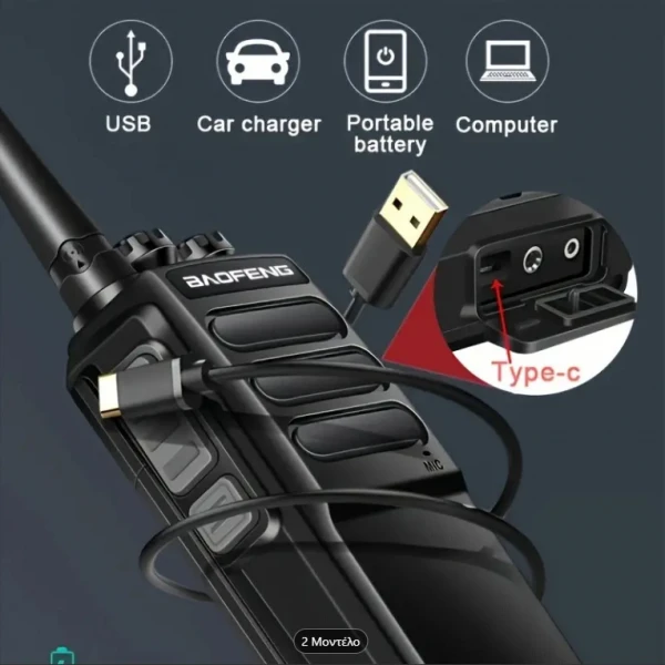 5W Baofeng C3 Ασύρματοι Πομποδέκτες UHF Special Edition (2 τεμάχια) 5W Baofeng C3 Ασύρματοι Πομποδέκτες UHF Special Edition (2 τεμάχια)