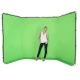 StudioLine Panoramic Collapsible Aluminium Background 4m Chromakey Green StudioLine Panoramic Collapsible Aluminium Background 4m Chromakey Green