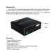 Επαγγελματικό 4 Channel Video Wall Controller Processor 2x2 4 TV Splicing Display Kit