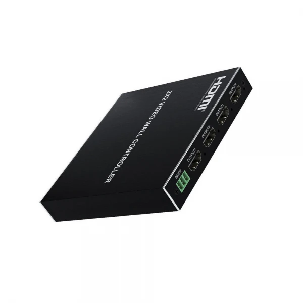 Επαγγελματικό 4 Channel Video Wall Controller Processor 2x2 4 TV Splicing Display Kit