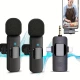 3 in 1 Dual Wireless Lavalier Microphone for iPhone Android +Camera 3 in 1 Dual Wireless Lavalier Microphone for iPhone Android +Camera