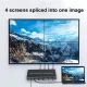 4 Channel Video Wall Controller Processor 2x2 4 TV Splicing Display Unit 4 Channel Video Wall Controller Processor 2x2 4 TV Splicing Display Unit