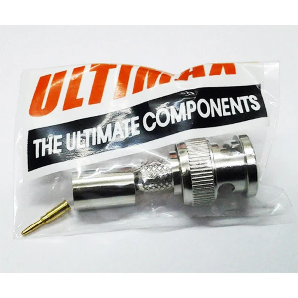 5PCS Original ULTIMAX BNC ΑΡΣ.CRIMP RG174 V7001/3724  5PCS Original ULTIMAX BNC ΑΡΣ.CRIMP RG174 V7001/3724