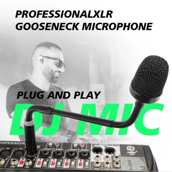 Μικρόφωνο Gooseneck XLR για Studio και Ενδοεπικοινωνία Μικρόφωνο Gooseneck XLR για Studio και Ενδοεπικοινωνία