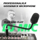 Μικρόφωνο Gooseneck XLR για Studio και Ενδοεπικοινωνία Μικρόφωνο Gooseneck XLR για Studio και Ενδοεπικοινωνία