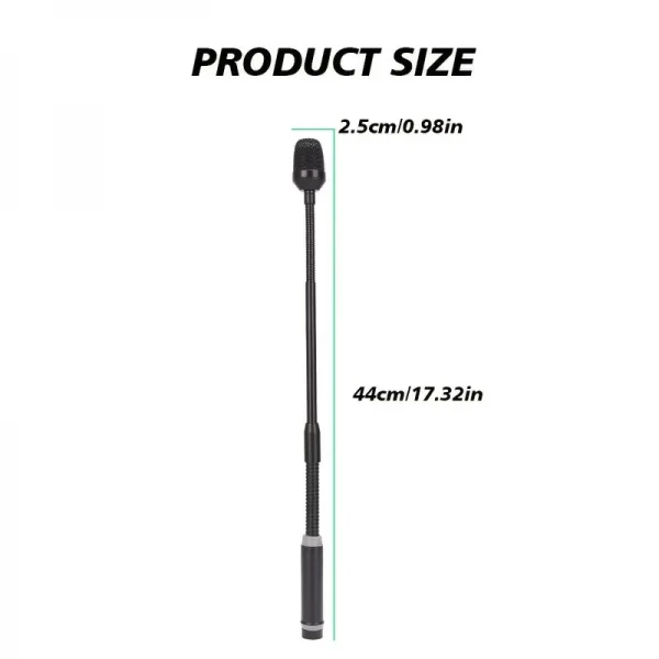 Μικρόφωνο Gooseneck XLR για Studio και Ενδοεπικοινωνία Μικρόφωνο Gooseneck XLR για Studio και Ενδοεπικοινωνία