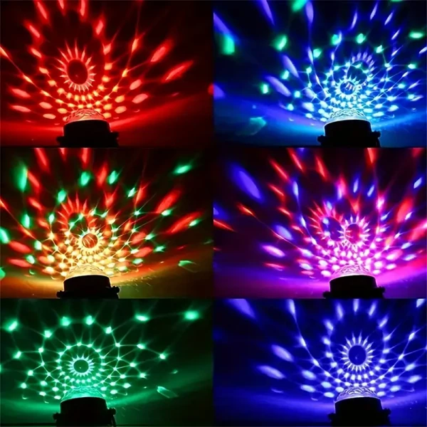 7 Colors RGB LED Magic Ball Stage Light Decoration Lamp