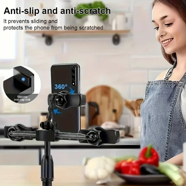 Πολυμορφική Βάση 3 Τηλεφώνων για Live Streaming Πολυμορφική Βάση 3 Τηλεφώνων για Live Streaming