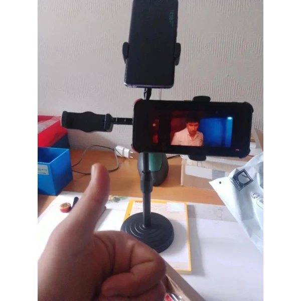 Πολυμορφική Βάση 3 Τηλεφώνων για Live Streaming