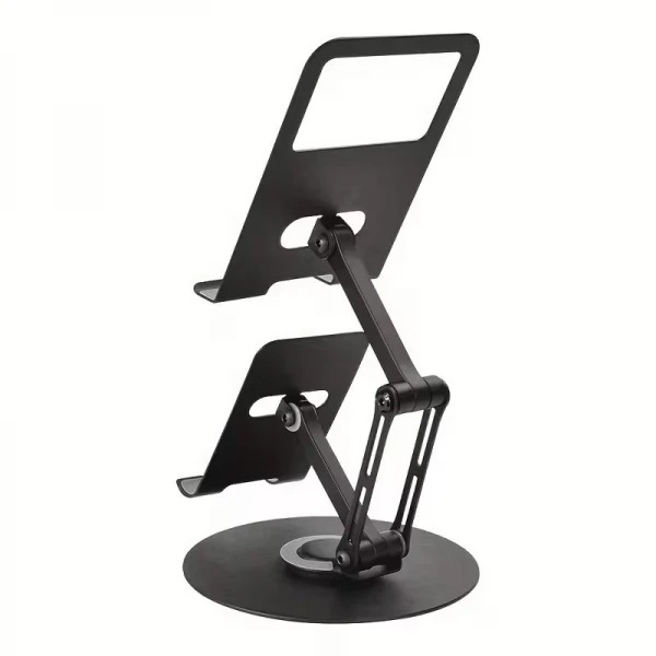 Περιστρεφόμενη Διπλή Μεταλλική Βάση για Τηλέφωνο κ Tablet