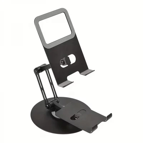 Περιστρεφόμενη Διπλή Μεταλλική Βάση για Τηλέφωνο κ Tablet