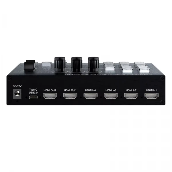 Τηλεοπτικός μίκτης 4K Video Switcher 4 HDMI Camera Streaming Live Production