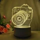 7 Color Modes 3D Camera Design LED Night Light 7 Color Modes 3D Camera Design LED Night Light