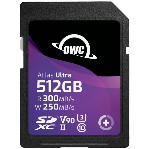 512GB OWC Atlas S Ultra SDXC UHS-II V90 Media Card USA