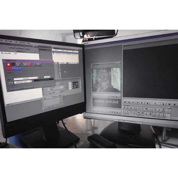 Working Vintage Broadcast Editing pc AVID + Meridien cards +Brakeout box + SCSI