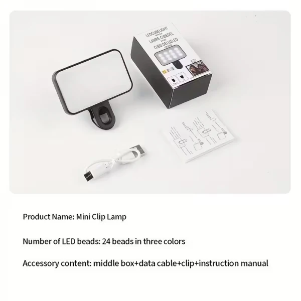 TikTokers LED για live streaming με Κινητό κ Tablet με USB