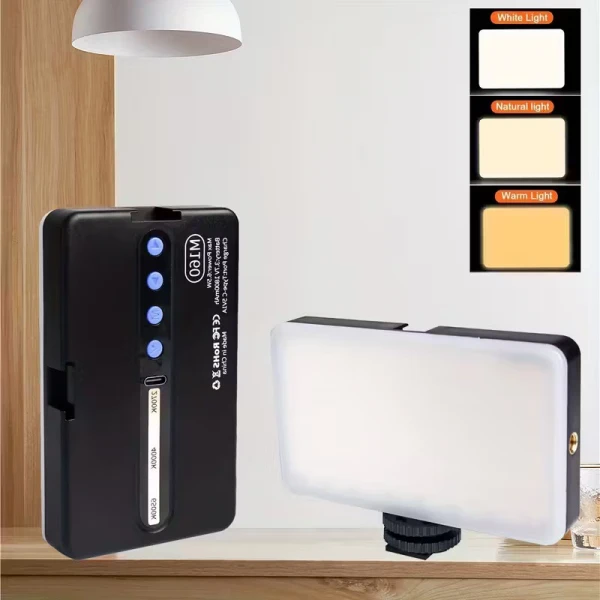 YouTubers Camera LED light 360 w Shoe Mount and USB