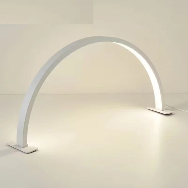 Επιτραπέζιο καμπυλωτό Φωτιστικό Led για Κάθετη Φωτογράφιση κ Άλλες Χρήσεις (λευκό)  