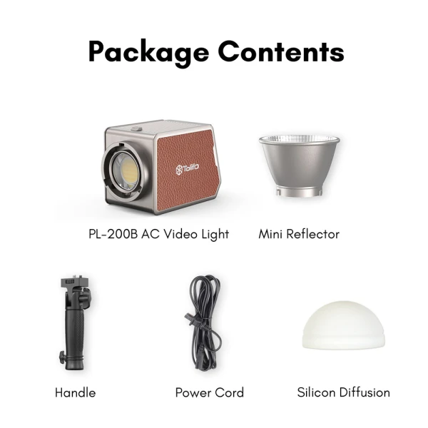 Tolifo Palm Light PL-200B AC Video Light 41.200Lx - 180W