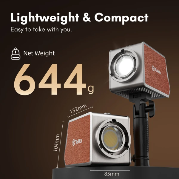 Tolifo Palm Light PL-200B AC Video Light 41.200Lx - 180W