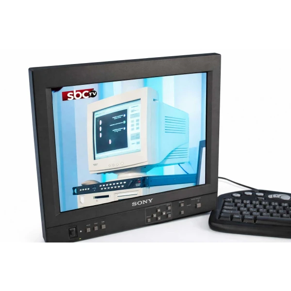 Working Vintage Broadcast logo generator SAV LGA 200P + LGA100 SOFTWARE w IBM PC