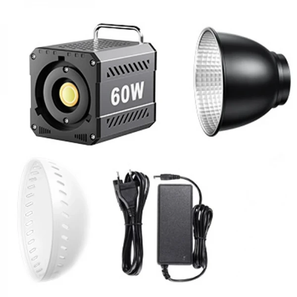 Φωτογραφικό Φωτιστικό ZU60 60W COB Video Dimmable Light 2700-7500K 