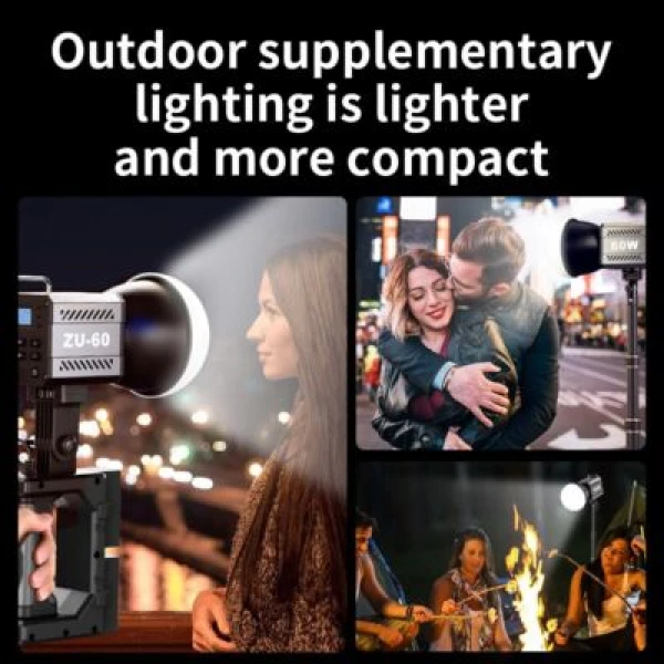 Φωτογραφικό Φωτιστικό ZU60 60W COB Video Dimmable Light 2700-7500K Φωτογραφικό Φωτιστικό ZU60 60W COB Video Dimmable Light 2700-7500K