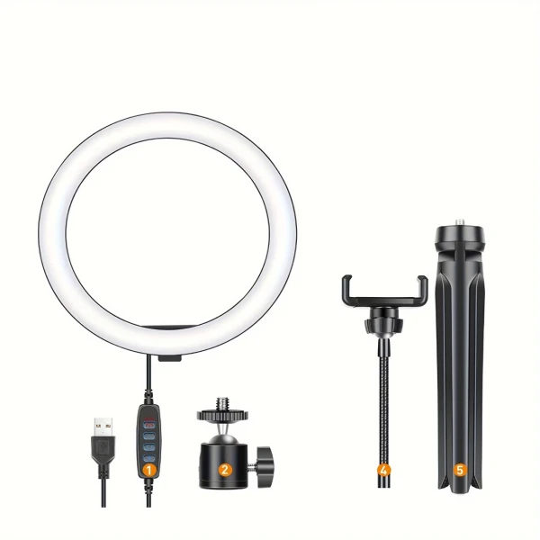 26cm Photography Ring 3 Light Color for Camera & Phone