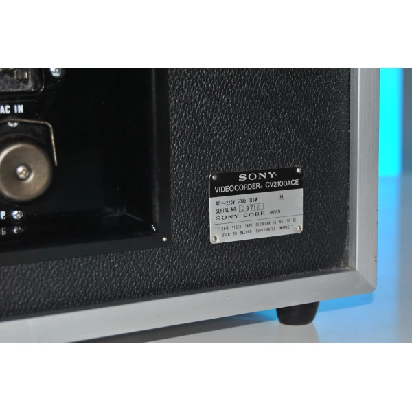 Vintage Sony-CV-2100-ACE Reel-to-Reel Video Recorder 1965